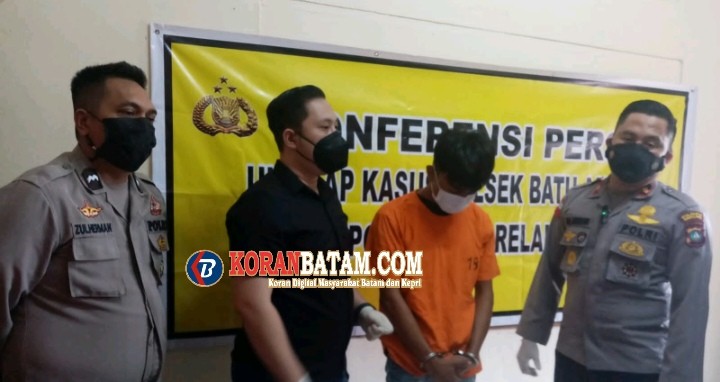 Penikam Pria Sadis di Parkiran Pujasera Hotel Pasifik Batam Ditangkap Polisi di Sektor Batuampar