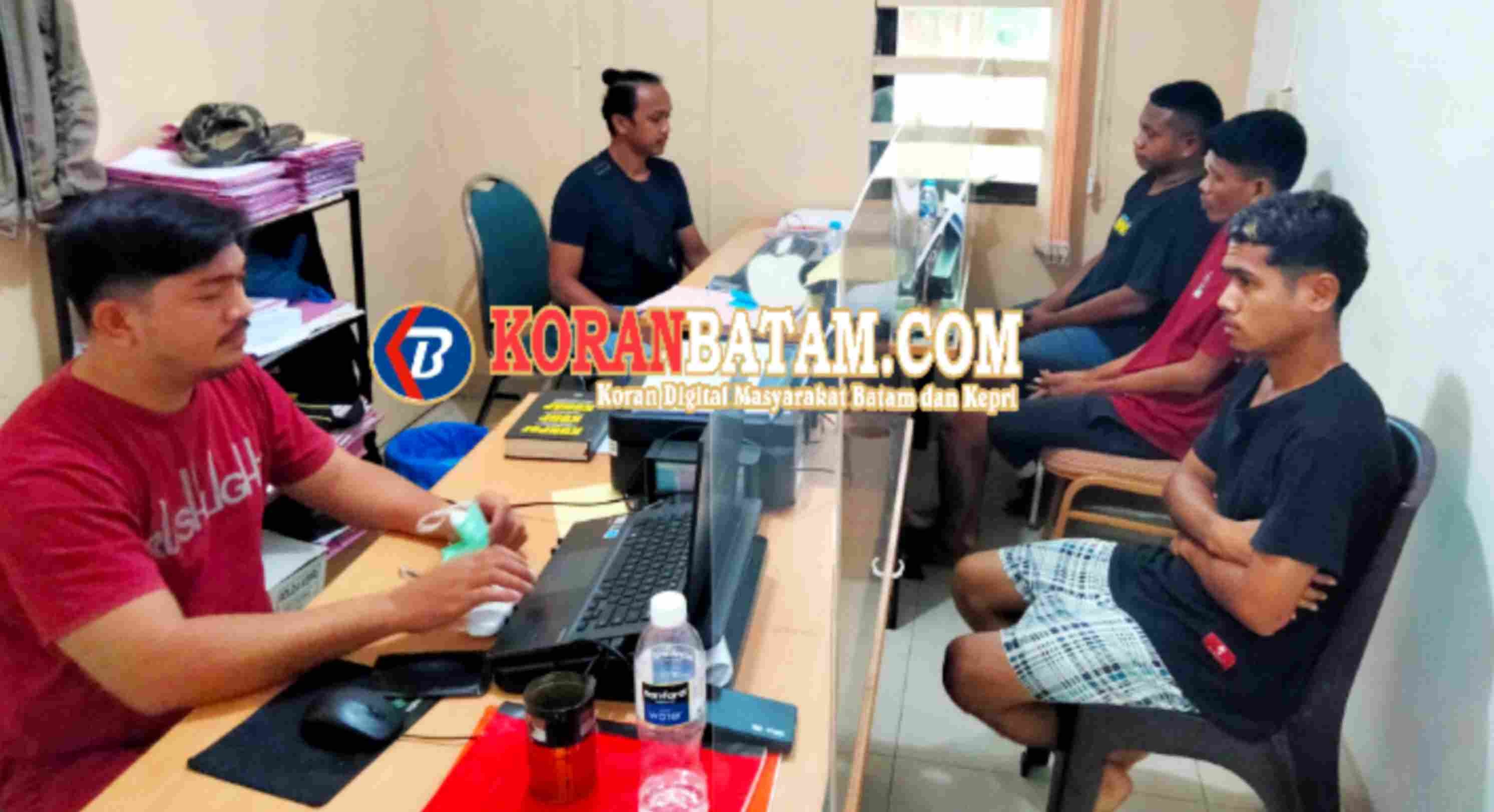 Berawal Tidak Terima Ditegur dan Pengaruh Alkohol, 3 Pemuda di Batam Keroyok Penjaga Pasar