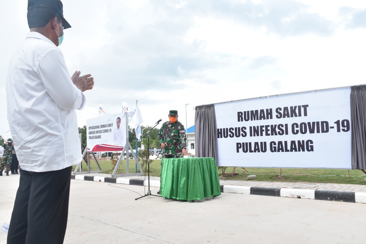 RS Khusus Infeksi Galang Beroperasi, Lantamal IV Turut Hadir