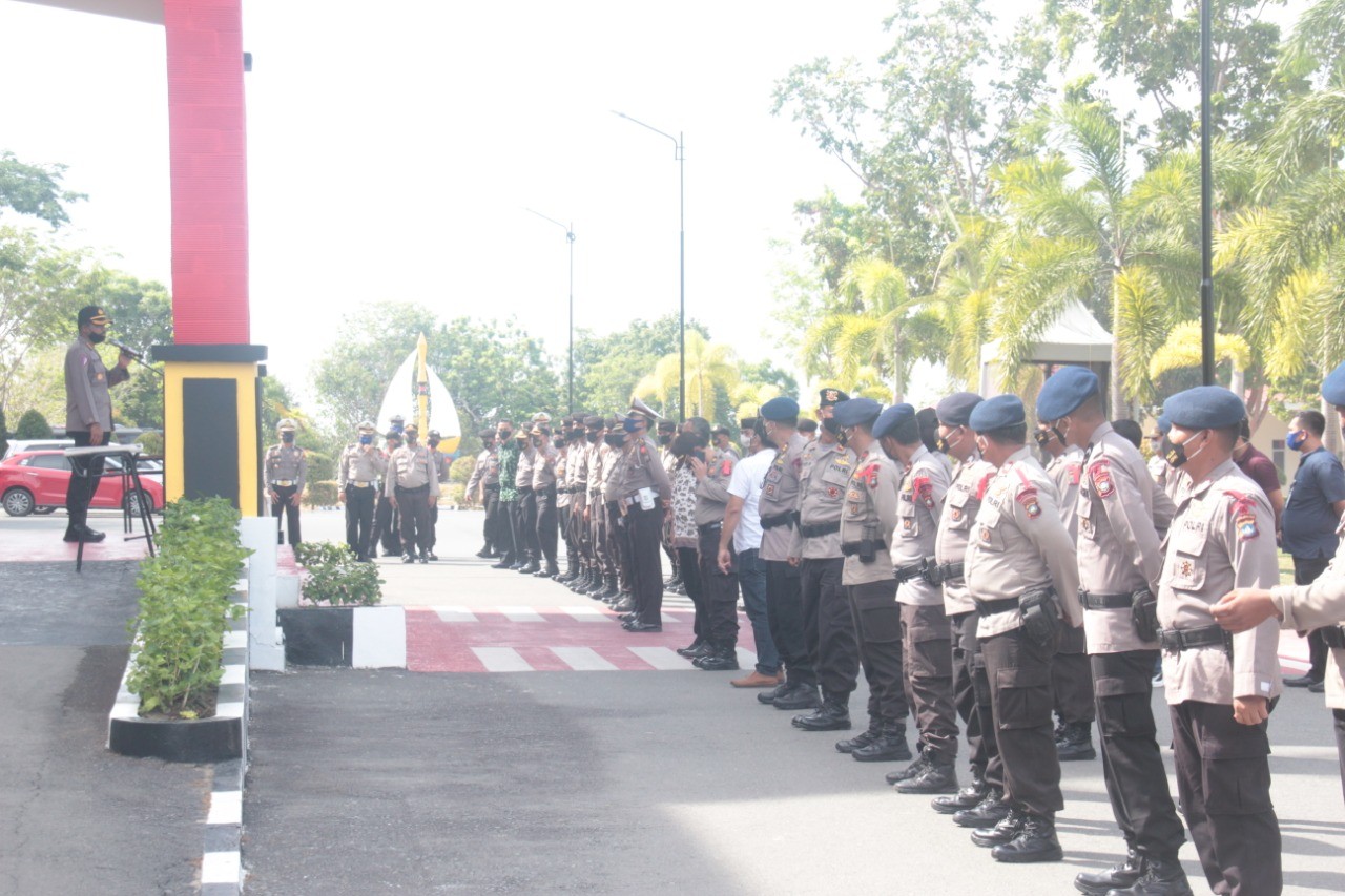 396 Personil Polda Kepri Apel Operasi Ketupat Seligi