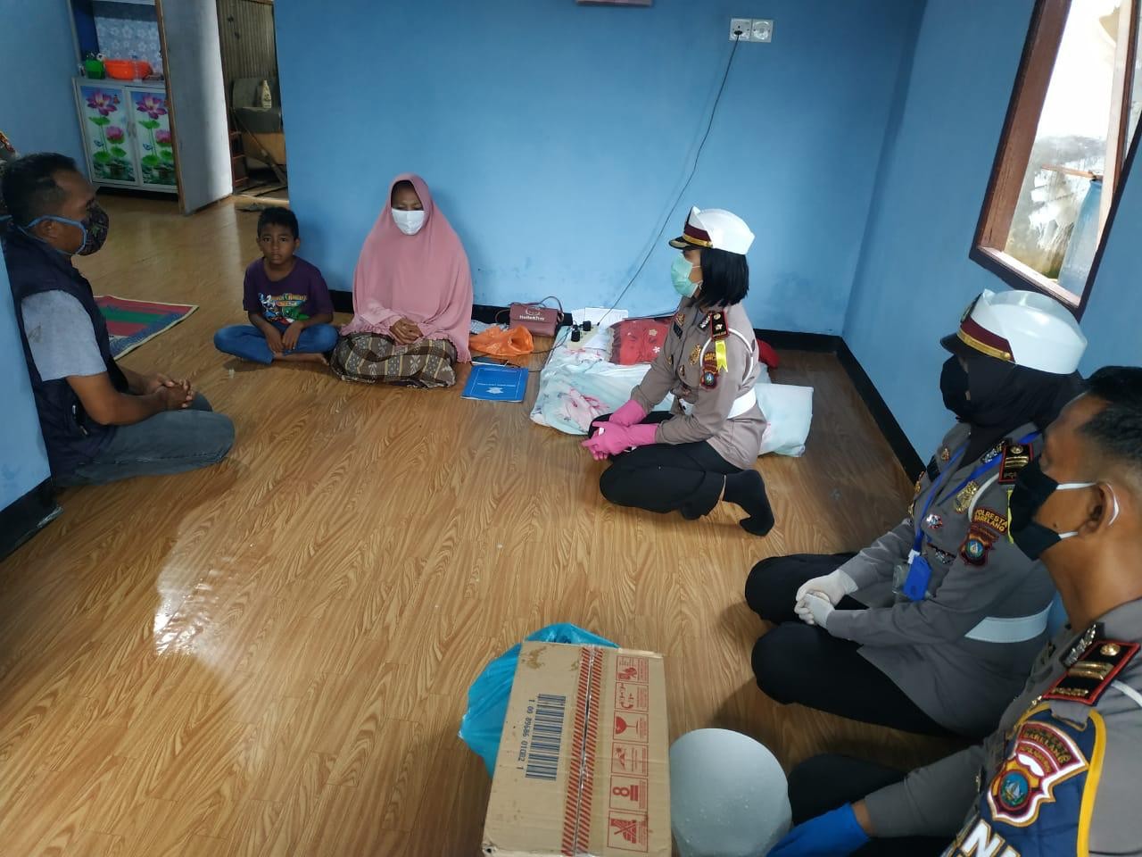 Kasat Lantas Polresta Barelang Sambangi Korban Lakalantas Muka Kuning