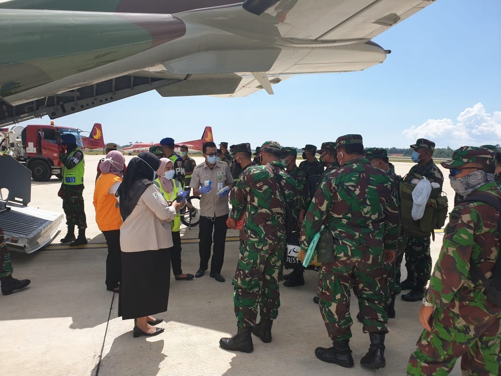 TNI AU Bawa 25 Tim Medis Bertugas di RS Khusus Galang