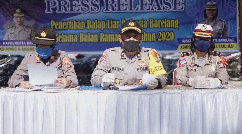 255 Ranmor Diamankan dari Balap Liar, Selama Bulan Suci Ramadan 1441 Hijriah