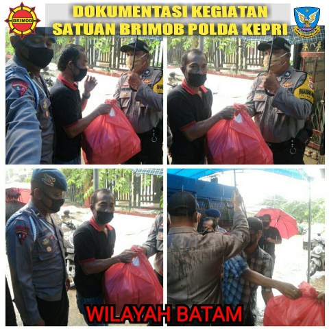 Hari Lahir Pancasila, Sat Brimob Polda Kepri Gelar Bhaksos