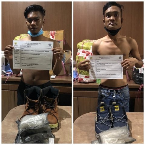 BC Batam Amankan Sabu Dari Dua Calon Penumpang Pesawat, di Simpan Dalam Sepatu