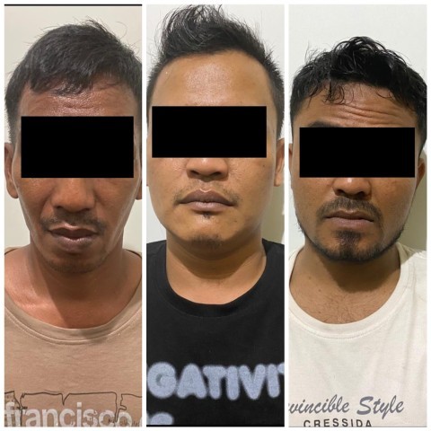 Polda Kepri Amankan Tiga Orang Pembawa Sabu 2 Kg