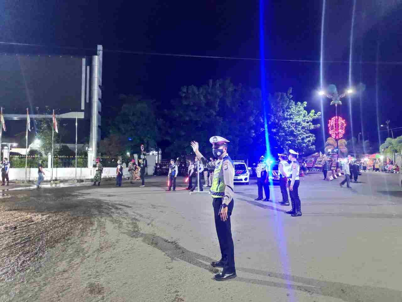 377 Personil Polres Tanjungpinang Diterjunkan Guna Pengamanan dan Sosialisasi Protokol Kesehatan di MTQ