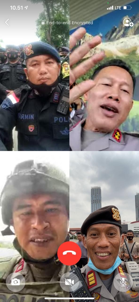 Kapolda dan Wakapolda Kepri Perhatikan dan Beri Semangat kepada Personil Brimob Polda Kepri yang BKO ke Papua dan Jakarta