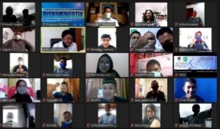 Pemkab Anambas Gelar Zoom Meeting dengan Wartawan