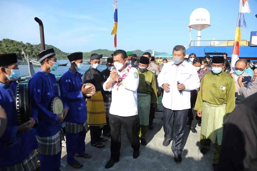 Peringati HUT Anambas ke-13, Gubernur Kepri Disambut Hangat Bupati Anambas