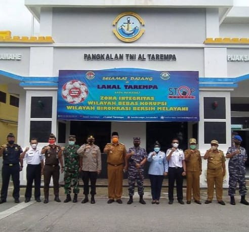 Lanal Tarempa Canangkan Wilayah Bebas Korupsi dan Bersih dalam Melayani