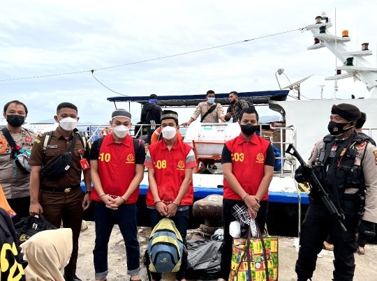 Putusan Inkracht, Tiga Tahanan Dipindahkan ke Rutan Kelas IA Tanjungpinang