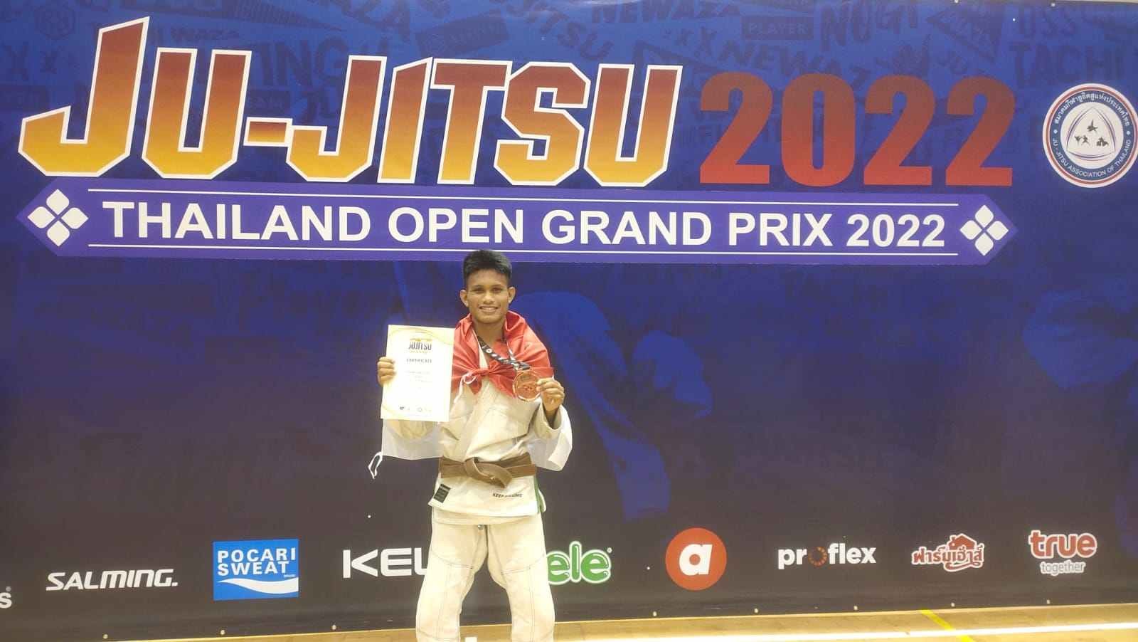 Ryan, Atlet Jujitsu Batam Sumbang Perunggu di Grand Prix Thailand Open 2022