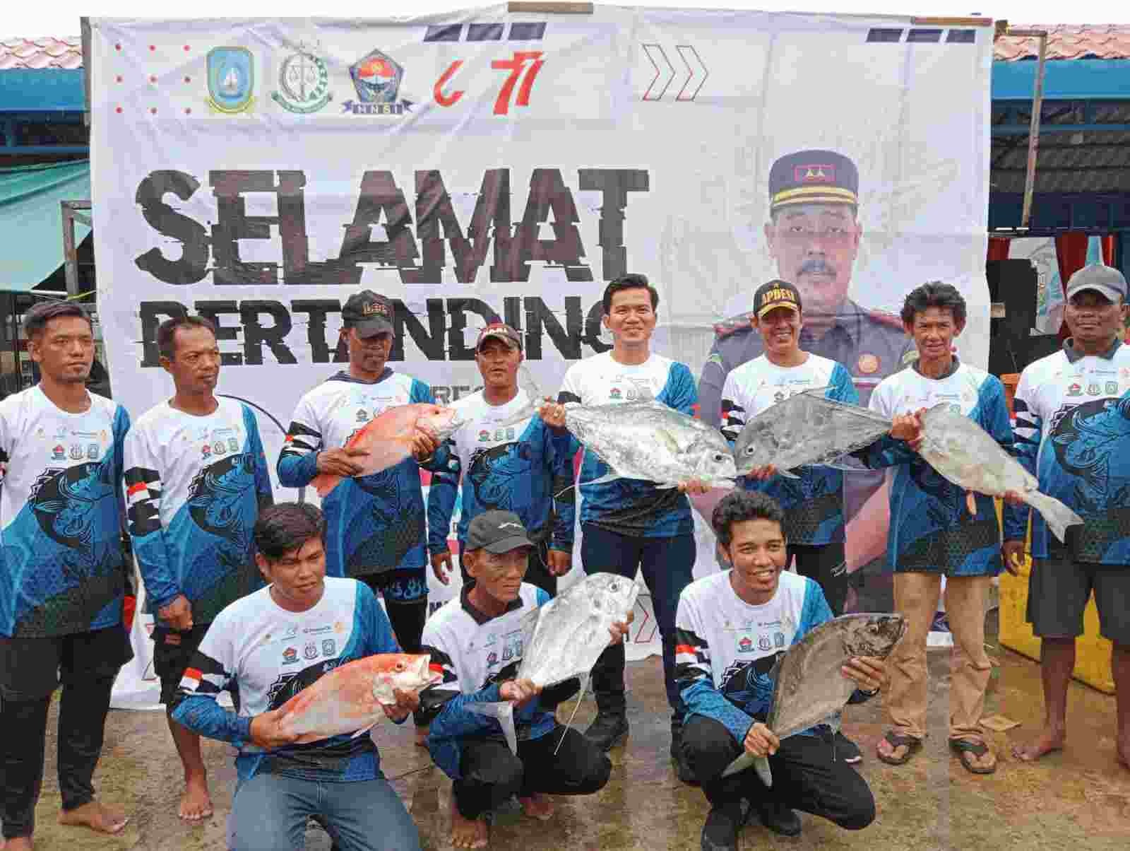  62 Peserta Bertarung Raih Juara Fishing Turnamen Piala Kajati