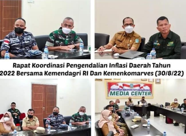 Rapat Pengendalian Inflasi Daerah Langsung Dipimpin Mendagri Secara Virtual