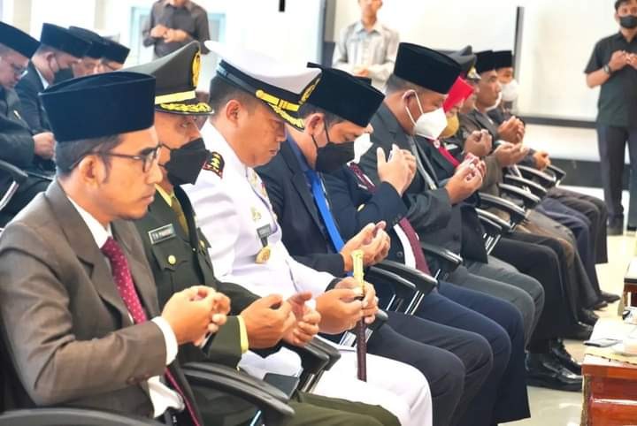 Hari Kesaktian Pancasila, Forkopimda Ikuti Upacara Termasuk Danlanal Tarempa