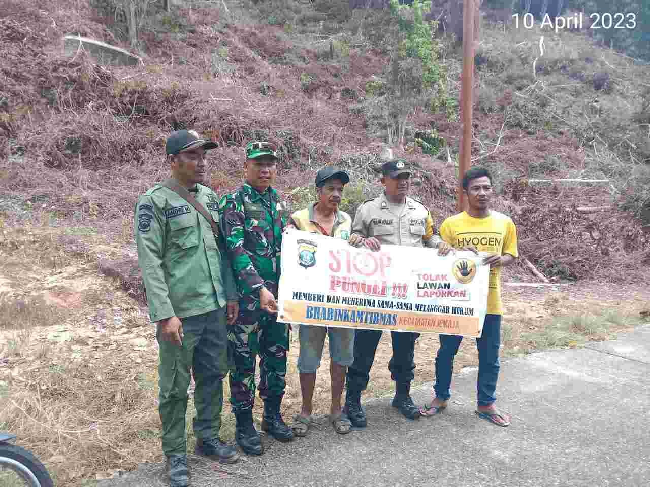 Jelang Lebaran Rawan Pungli, Begini Langkah Babinsa Letung dan Bhabinkamtibmas Jemaja