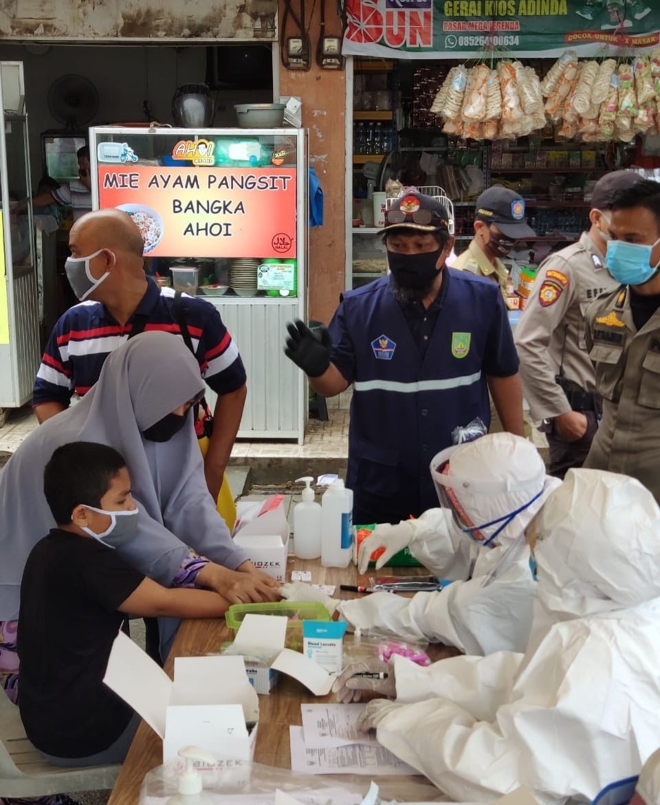 85 Ikut Rapit Tes, Lima Warga Batam Center Reaktif