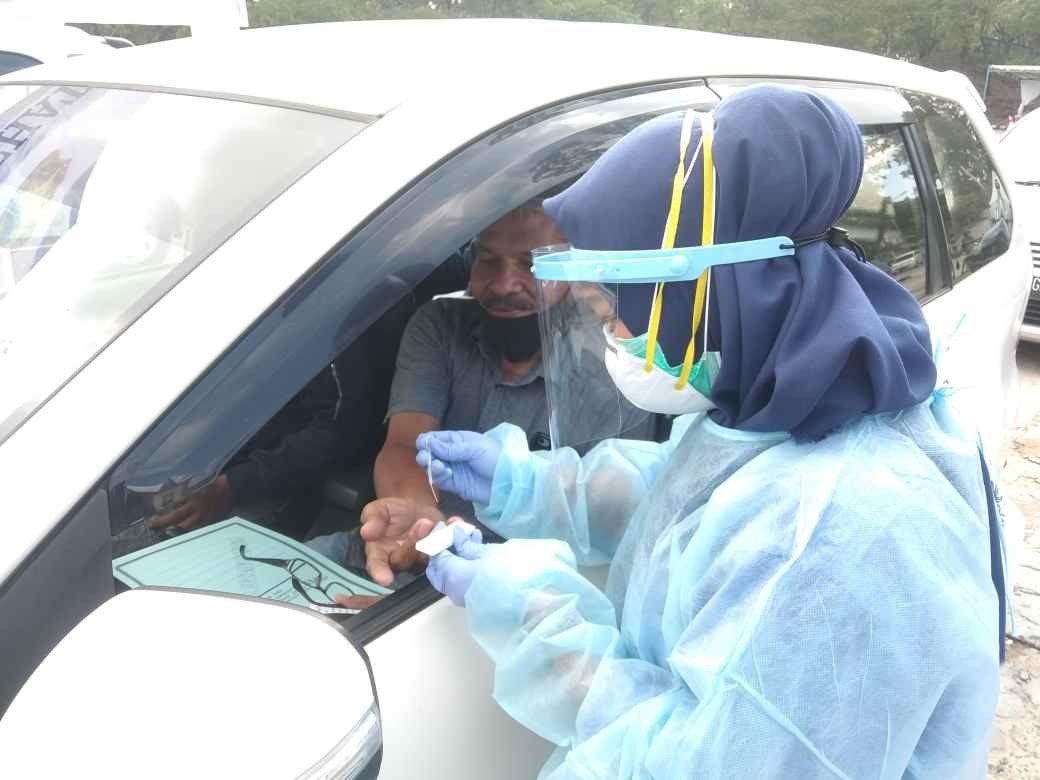 Polri Siapkan 1500 Alat Rapid Test, Warga Batam Sambut Baik Kegiatan Bakkes yang Digelar
