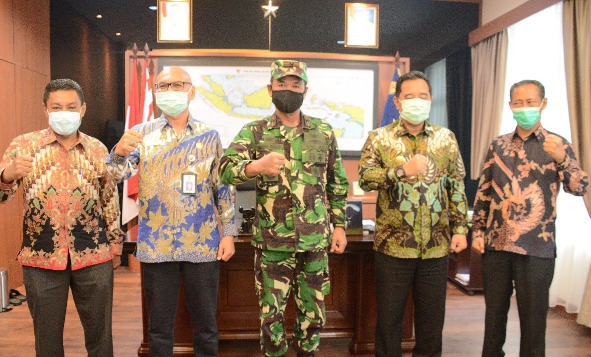 Danlantamal IV Terima Kunjungan Pertama Pjs Gubernur Kepri