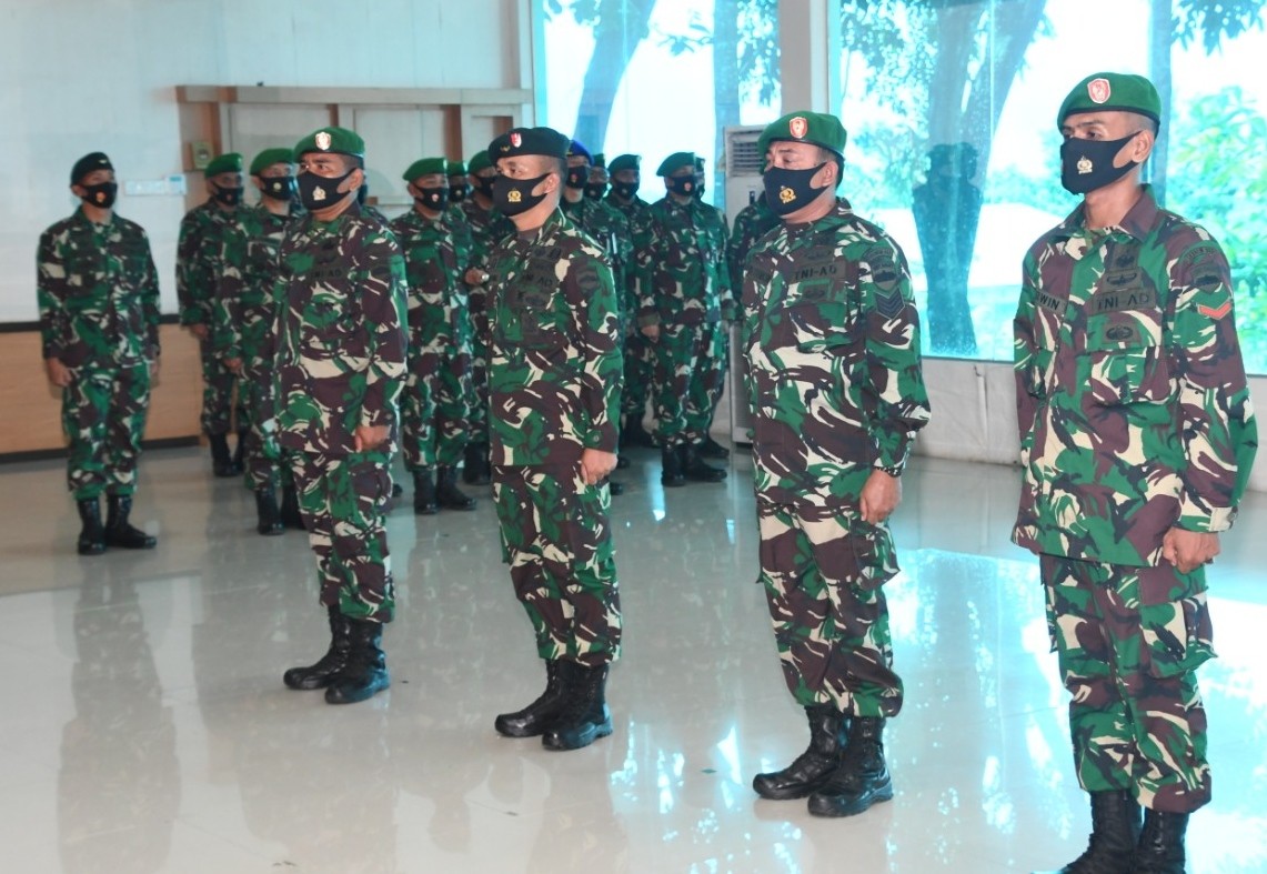 200 Prajurit Korem 033 WP Naik Pangkat Satu Tingkat