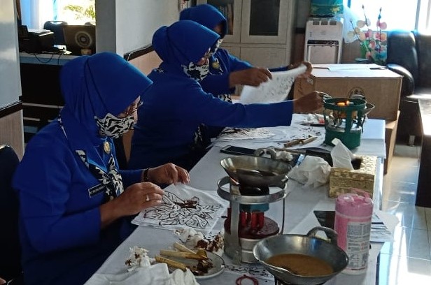 Tingkatan Keterampilan, Ketua dan Pengurus Korcab IV DJA I Ikuti Peringatan Hari Batik Nasional secara Virtual