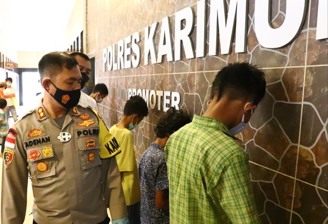 Lima Anak Dibawah Umur Lakukan Pencurian dan Merusak Fasilitas Sekolah Ditangkap Polisi