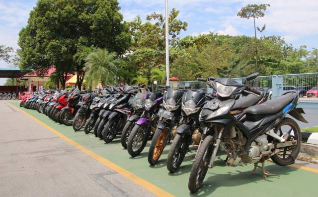 Reskrim Polsek Sagulung Ungkap Curanmor, Amankan 40 Kendaraan Sepeda Motor Berbagai Merek