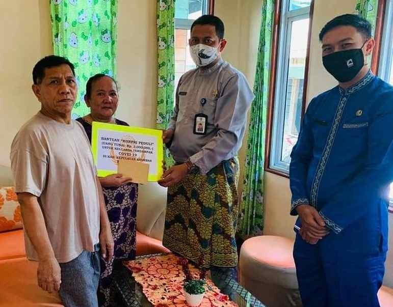 Korpri Peduli Berikan Bantuan kepada Keluarga Terdampak Pandemi Covid-19