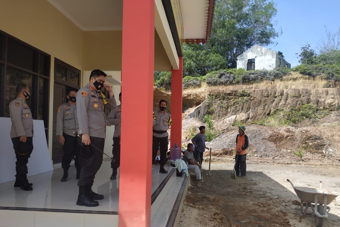 Kapolres Lingga Cek Kesiapan Sat Polairud Sebelum Peresmian