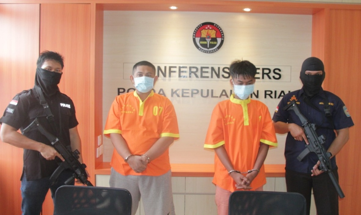 Ditresnarkoba dan Bid Humas Polda Kepri Paparkan Hasil Pengungkapan Narkoba