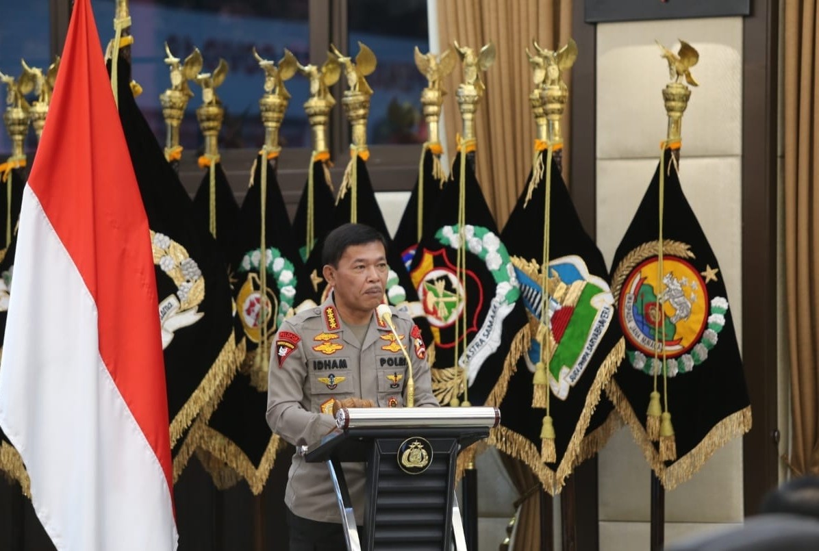 Kapolri Beri Pengarahan kepada Pati dan Kombes Yang Tugas di Luar Struktur