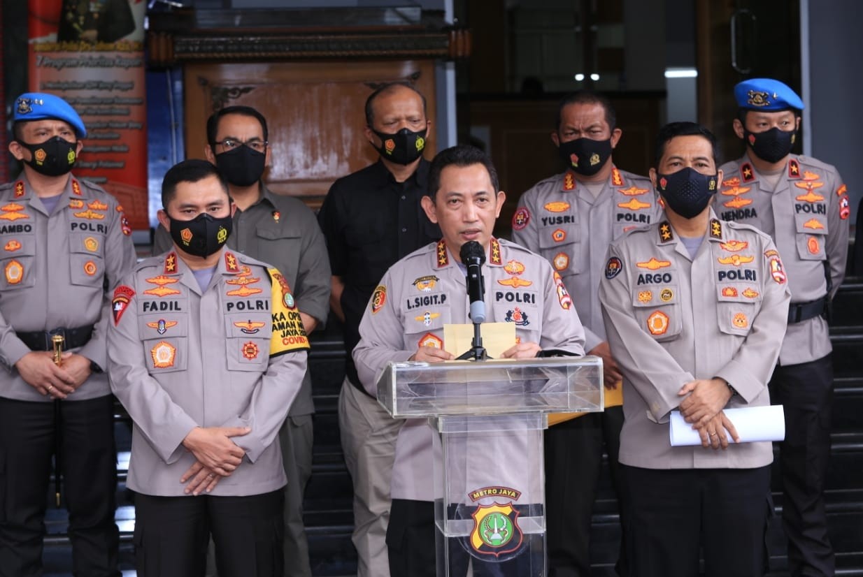 Kapolda Metro Jaya Pastikan Menangkap HRS