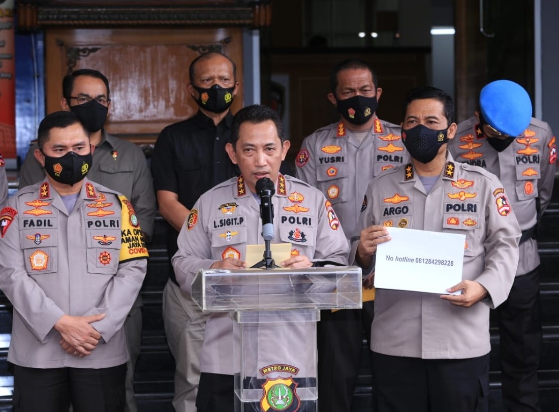 Kabareskrim Polri Ungkap FPI Gunakan Senpi dan Senjata Tajam