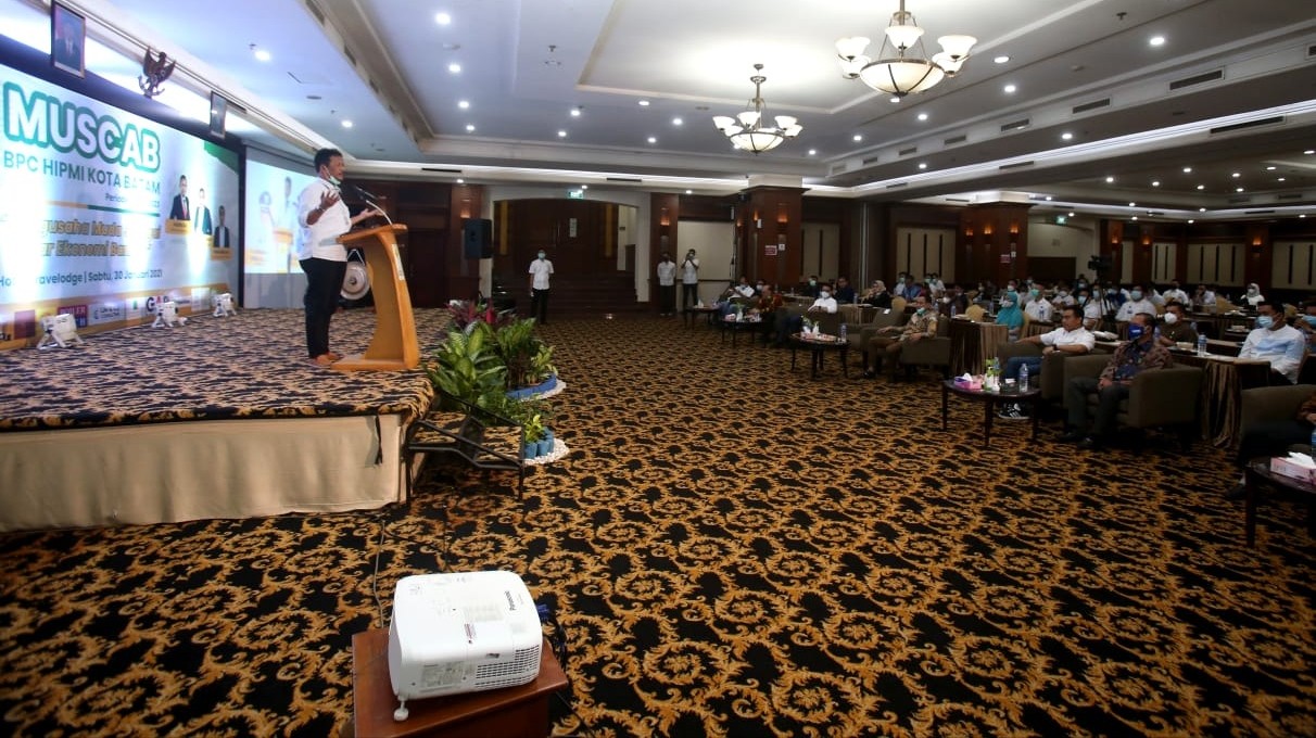 Buka Muscab Hipmi, Walikota Batam Ajak Pulihkan Ekonomi