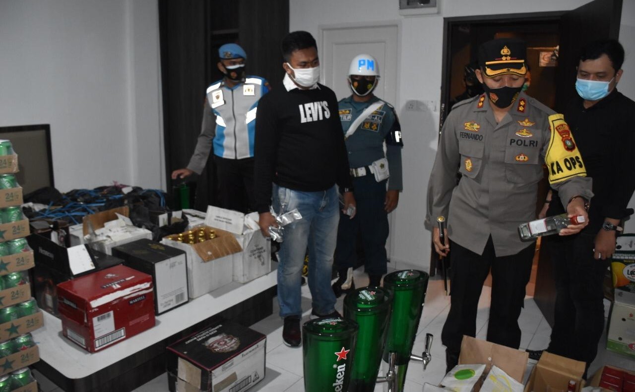 Tim Gabungan Gelar Operasi, Temukan 284 Minuman Beralkohol