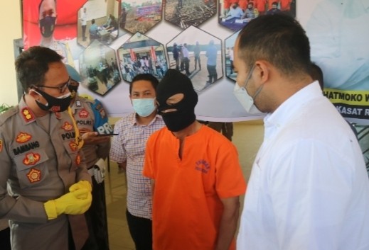 Pelaku Pembakaran Lahan Diamankan Polisi
