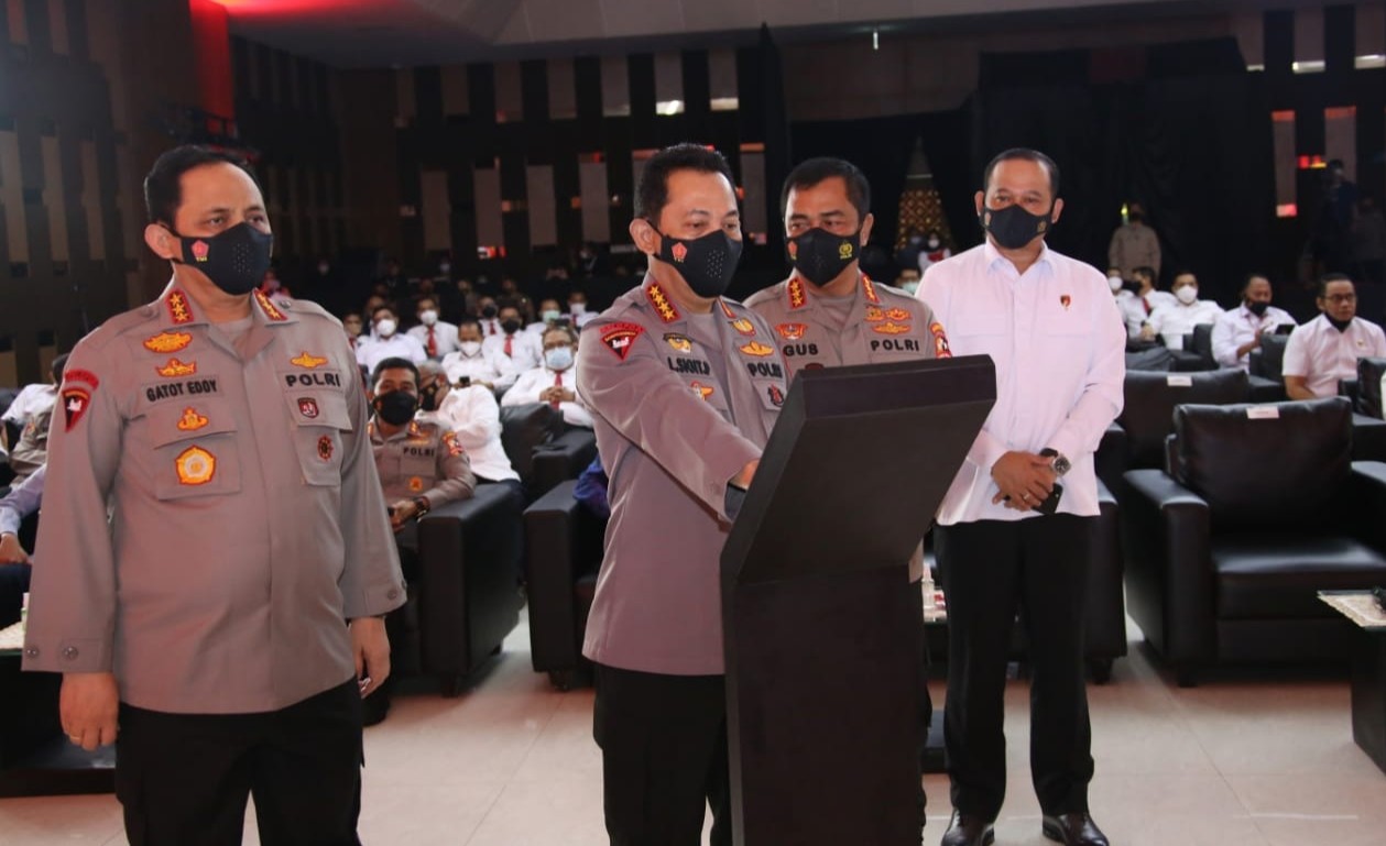 Tingkatkan Pelayanan, Kapolri Launching SP2HP dan e-PPNS Secara Online