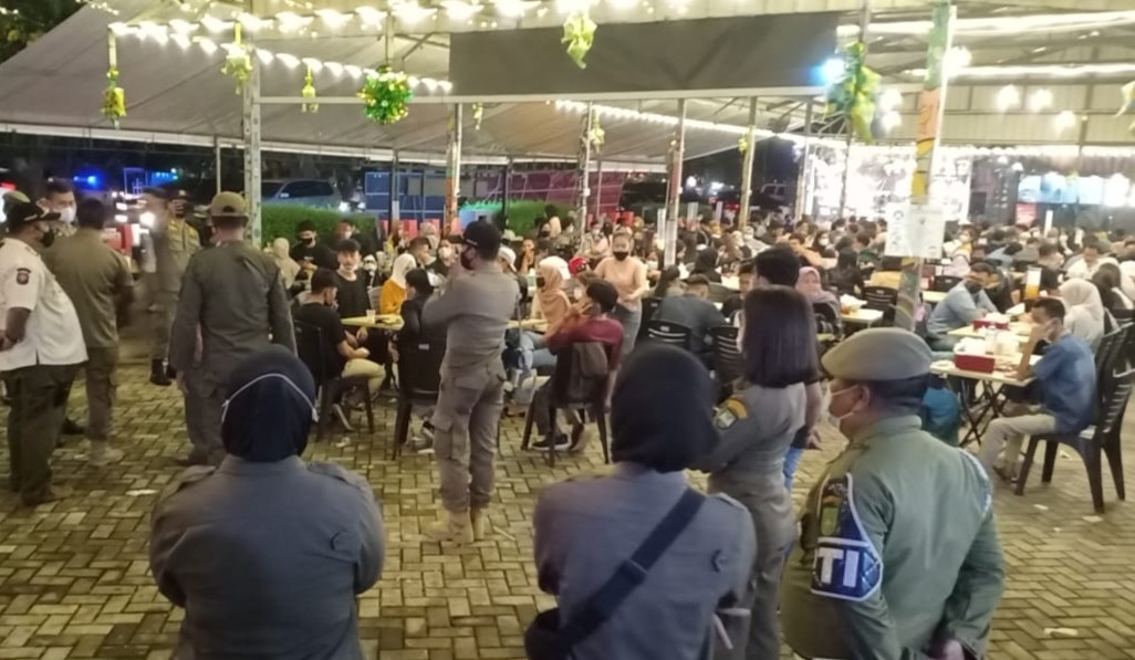 Lagi, Tim Terpadu Kota Batam Sambangi 15 Lokasi Pelaku Usaha, Berikan Himbauan hingga Teguran