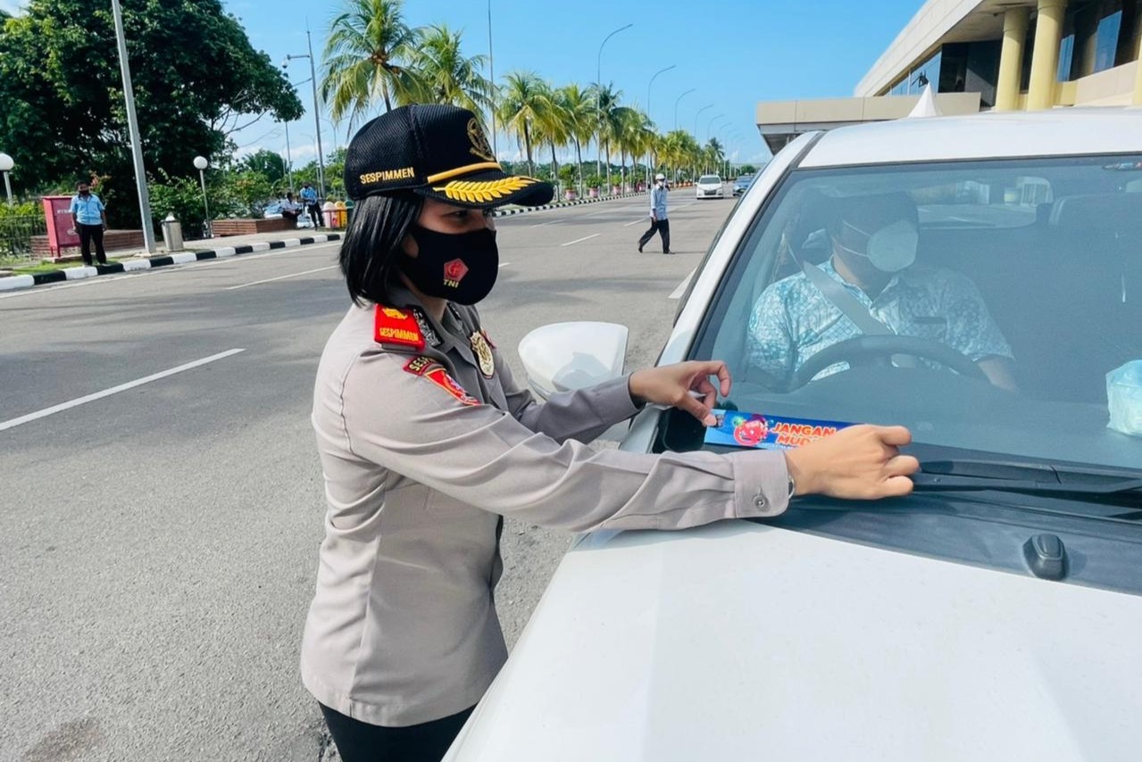 Angkatan 61 Serdik Sespimmen Polri Dikreg Imbau dan Ajak Warga agar Tidak Mudik