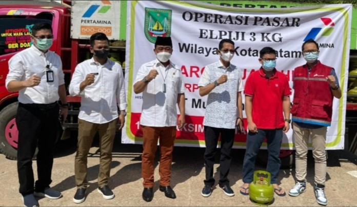 Tekan Kenaikan Harga Daging dan Elpiji, Wakil Wali Kota Batam Tinjau Pasar