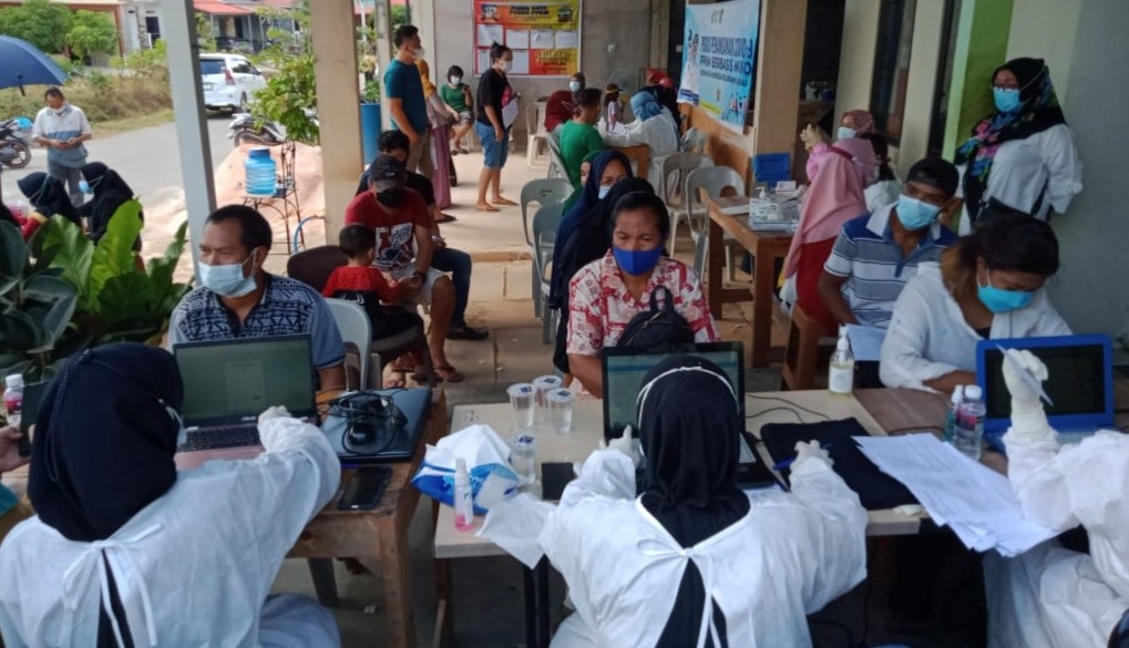 Warga Perumahan Green Nongsa City Antusias Ikut Vaksinasi