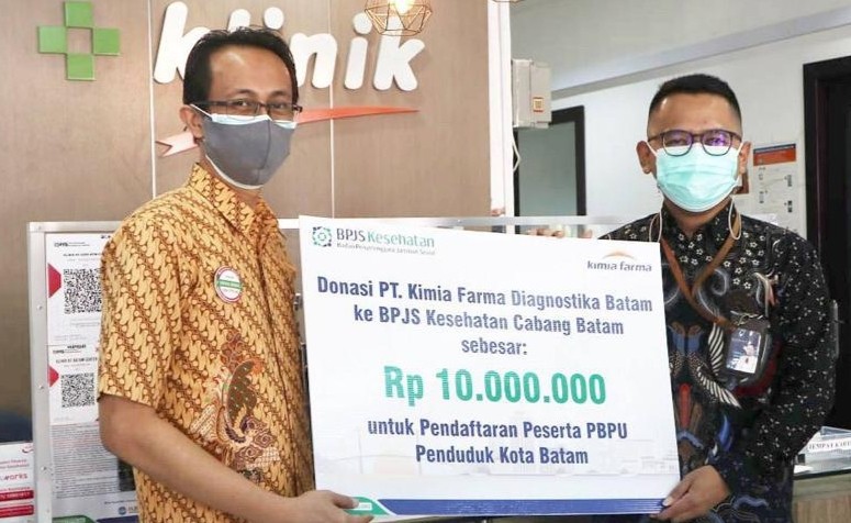 Dukung JKN-KIS, Kimia Farma Berikan Donasi Rp10 Juta