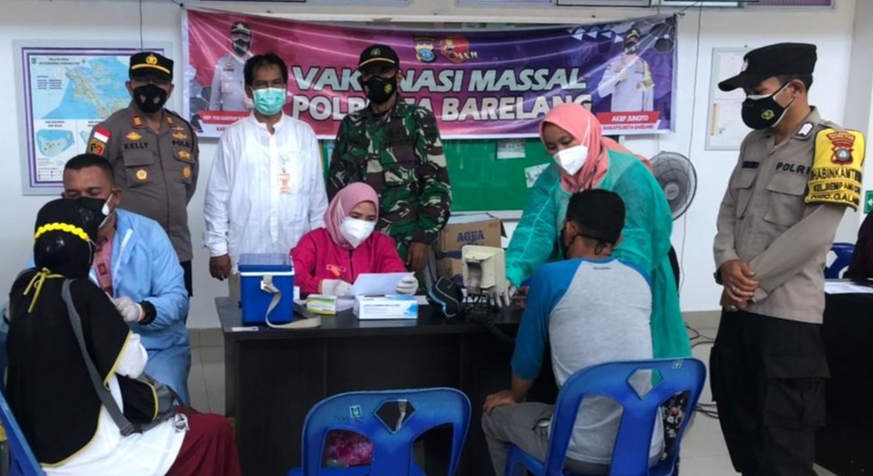 Gerai Vaksin Merdeka untuk Masyarakat Galang, AKP Herman Kelly: Ini Upaya Wujudkan Herd Immunity