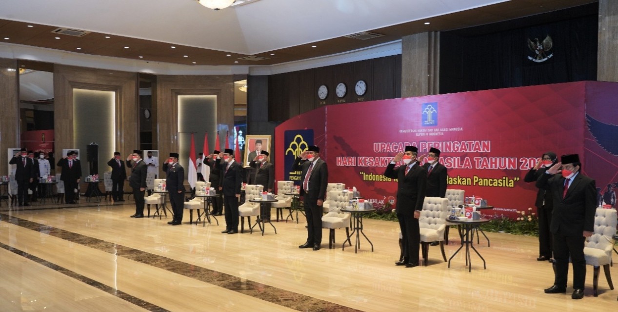 Hari Dharma Karyadhika 2021, Momentum Kemenkumham Mantapkan Prinsip Semakin PASTI
