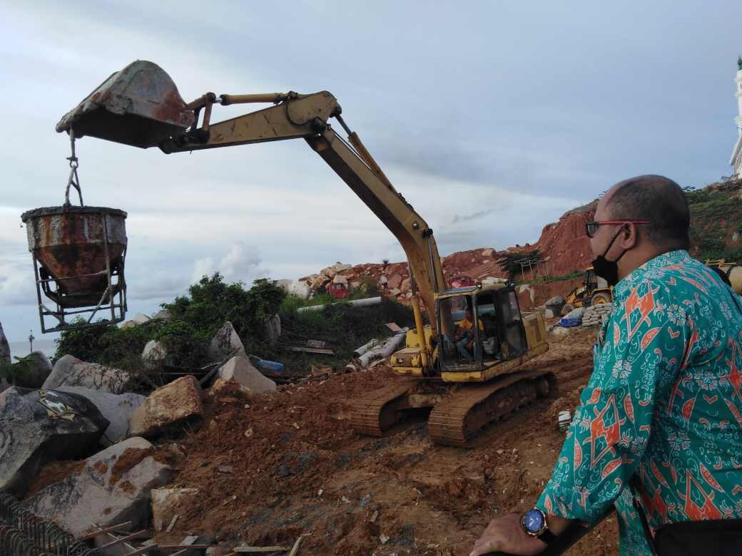 Kepala Dinas PUPRPR-KP Anambas Pantau Terus Perkembangan Progres Proyek SP II
