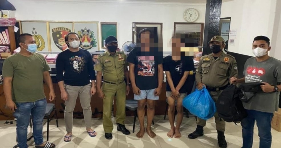 Polisi Berhasil Bekuk Pelaku Pencoretan Mural di Dinding Terowongan Pelita Batam