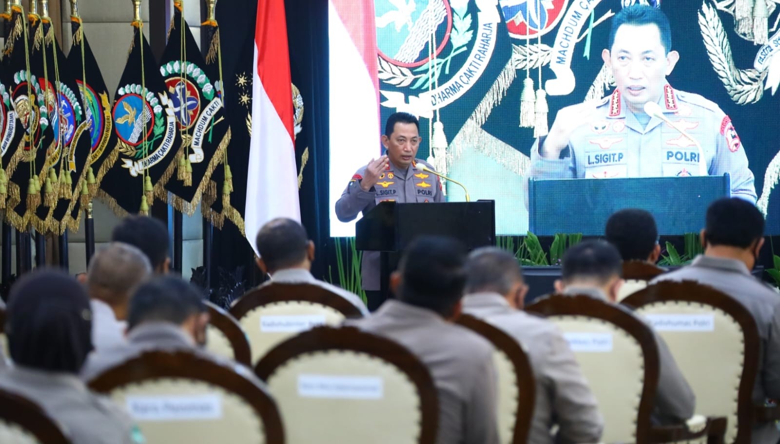 Buka Rakernis Gabungan, Kapolri Harapkan Polri Presisi Jadi Lompatan Jauh