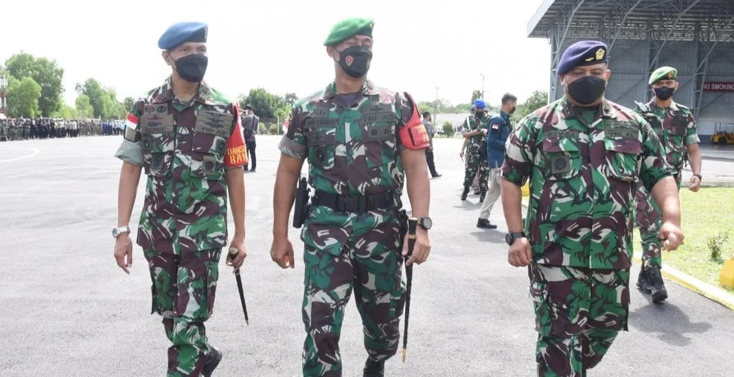 Pesan Danlanud RHF ke Prajurit Pasukan Pengamanan Kunjungan Presiden Jokowi di Kota Tanjungpinang Besok