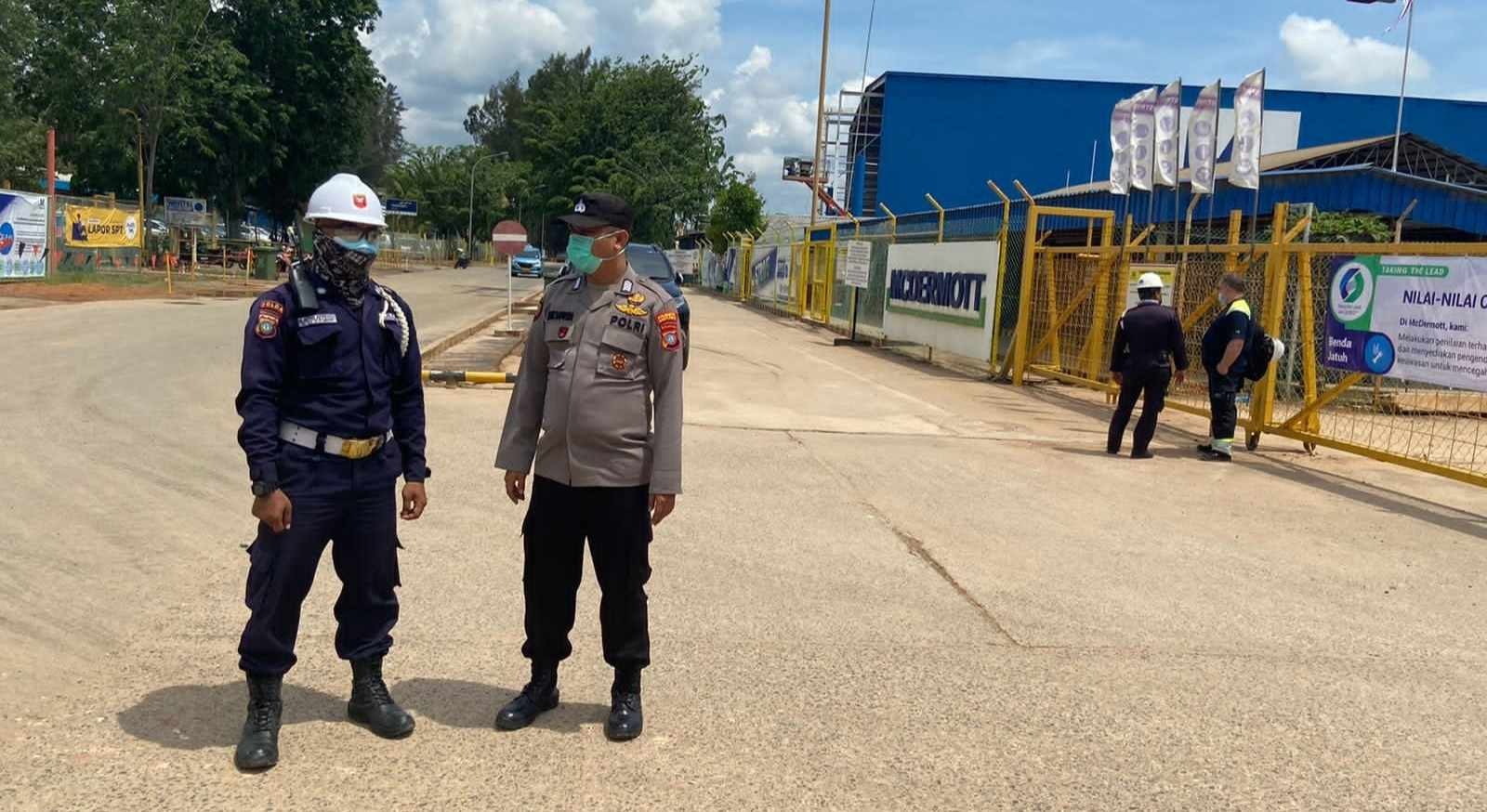 Batara Biru Polsek Batuampar Lakukan Patroli dan Sambang Dialogis Objek Vital dan Perbankan